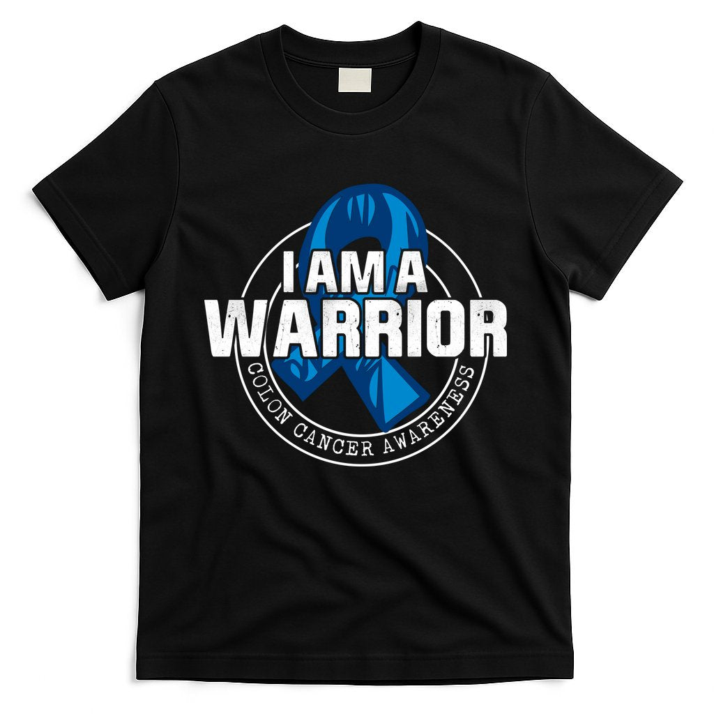 I Am A Warrior Colon Cancer Awareness T-Shirt Hoodie, Sweatshirt | CoreVibeTees.com