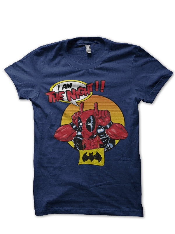 Iâ€™m The Night Navy Blue Half Sleeve T-Shirt Hoodie, Sweatshirt | CoreVibeTees.com