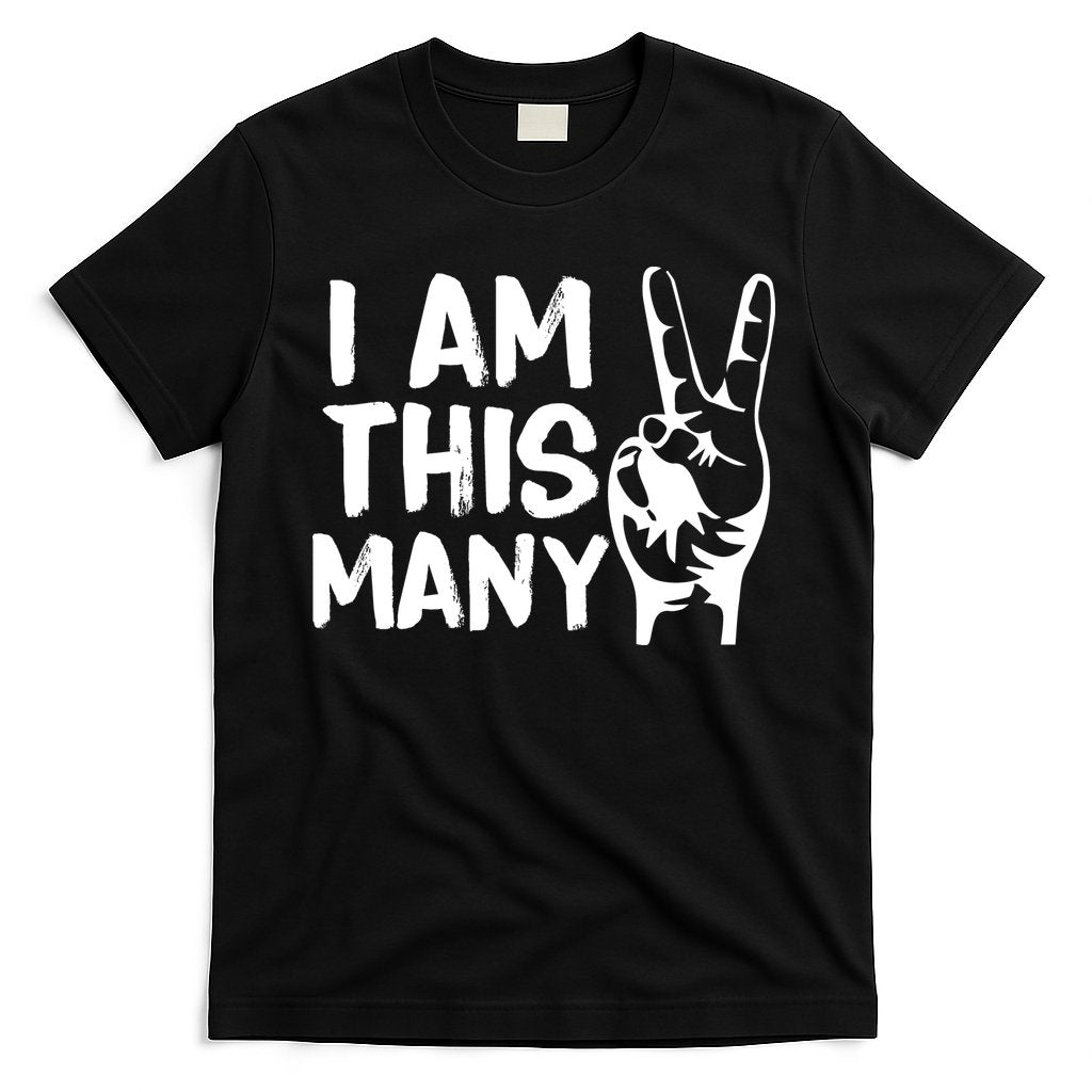 I AM This Many 2 Years Old T-Shirt Hoodie, Sweatshirt | CoreVibeTees.com