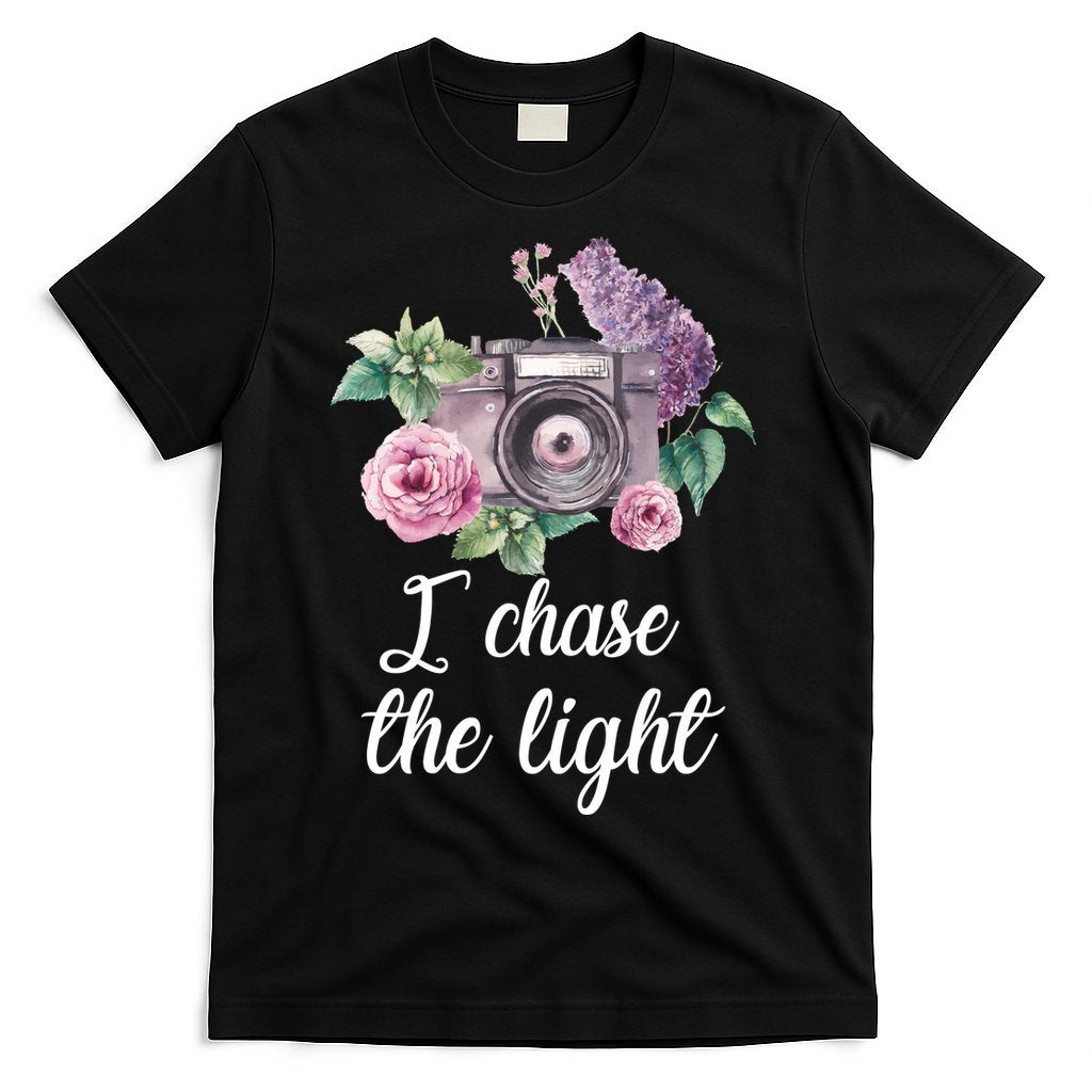 I Chase the Light Camera T-Shirt Hoodie, Sweatshirt | CoreVibeTees.com