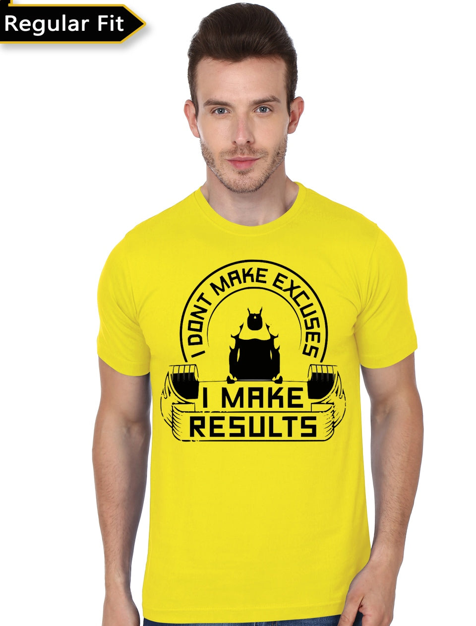 Dont Make Excuse Yellow Tee Hoodie, Sweatshirt | CoreVibeTees.com