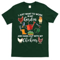 I Just Want Work In My Garden And Hang Out With My Chickens T-Shirt Hoodie, Sweatshirt | CoreVibeTees.com