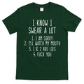 I Know I Swear A Lot T-Shirt Hoodie, Sweatshirt | CoreVibeTees.com