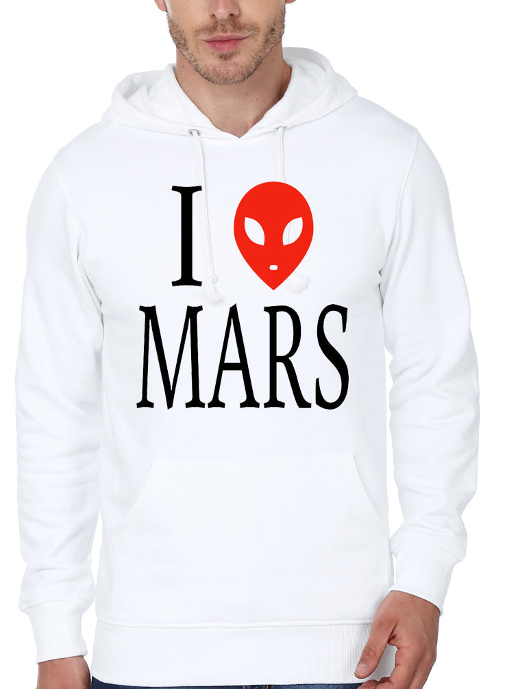 I Love Mars White Hoodie T-Shirts, Sweatshirt | CoreVibeTees.com