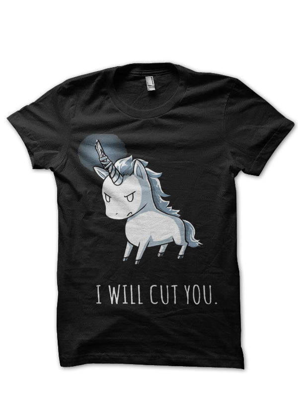 I Will Cut You Black Half Sleeve T-Shirt Hoodie, Sweatshirt | CoreVibeTees.com