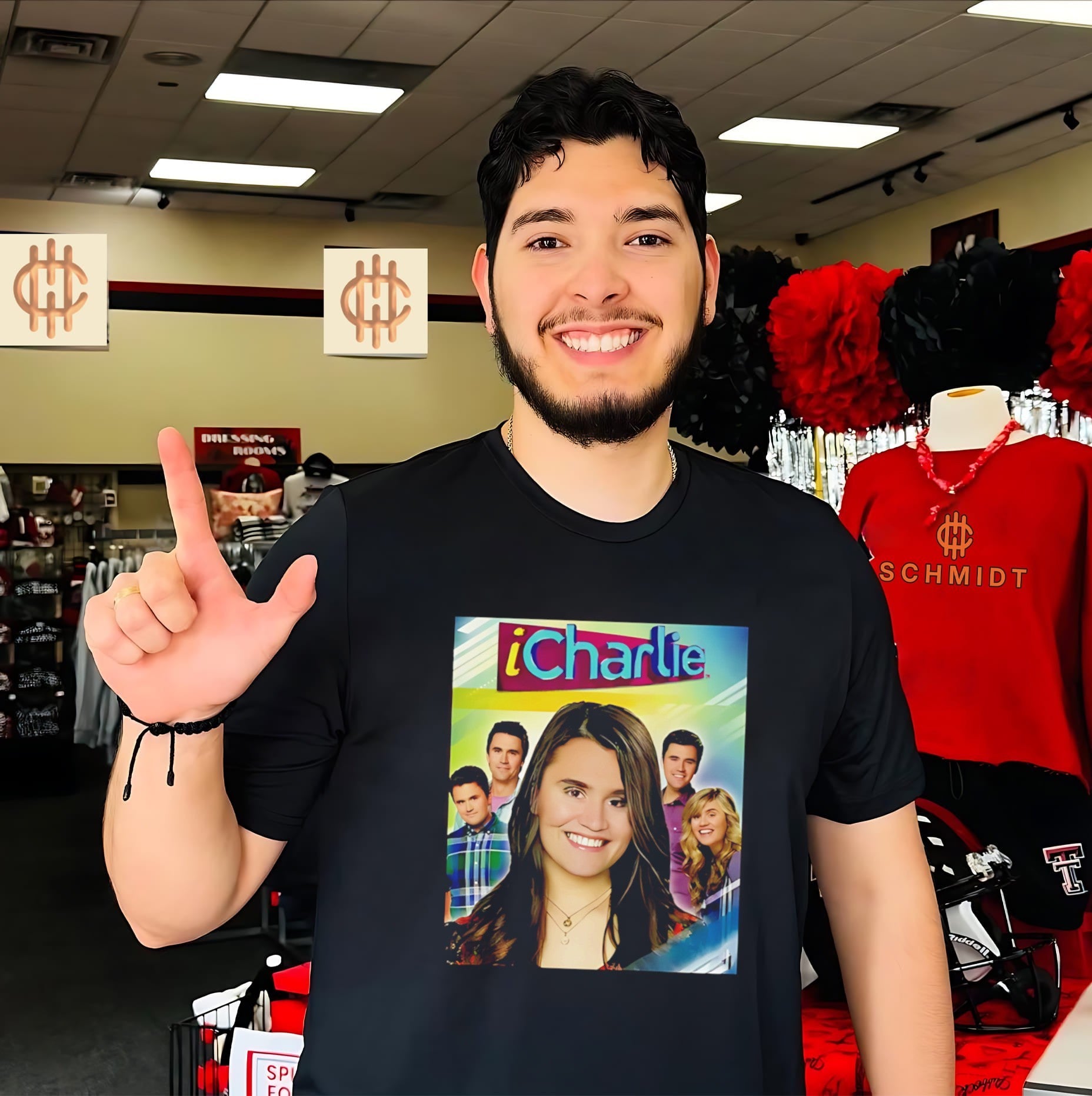 iCharlie Charlie Kirk x iCarly graphic shirt