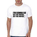 I Am Gonna Go Get The Papers Half Sleeve White T-Shirt Hoodie, Sweatshirt | CoreVibeTees.com