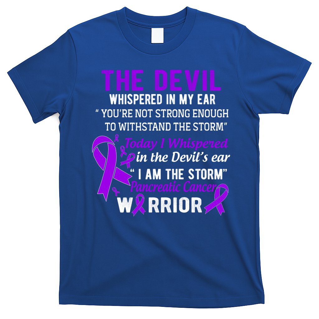 I Am The Storm Pancreatic Cancer Warrior Gift T-Shirt Hoodie, Sweatshirt | CoreVibeTees.com