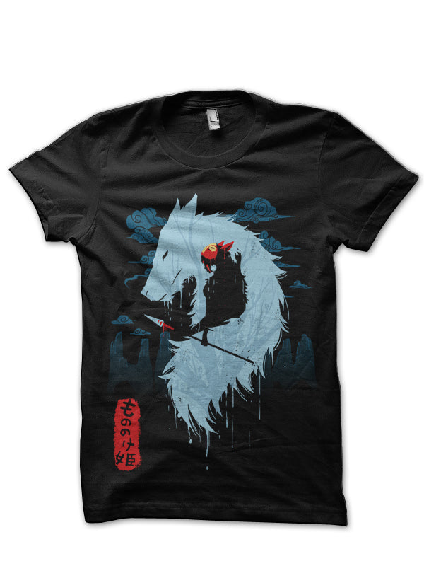 Mononoke Hime Black T-Shirt Hoodie, Sweatshirt | CoreVibeTees.com