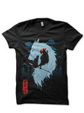 Mononoke Hime Black T-Shirt Hoodie, Sweatshirt | CoreVibeTees.com