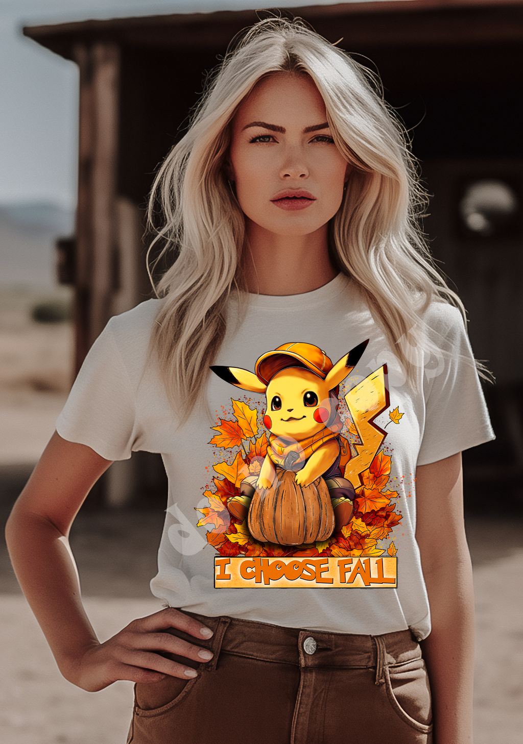 I CHOOSE FALL Tee Hoodie, Sweatshirt | CoreVibeTees.com (Image 1)