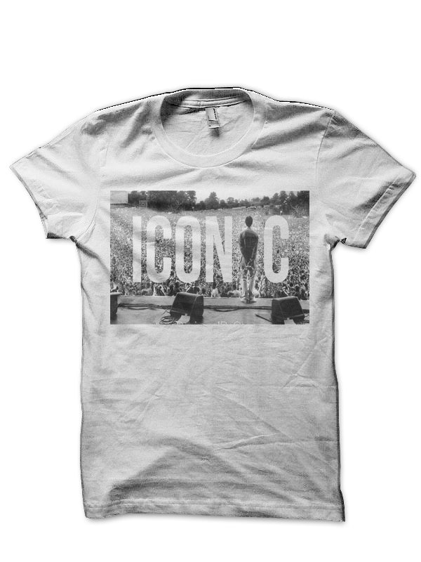 Iconic White T-Shirt Hoodie, Sweatshirt | CoreVibeTees.com