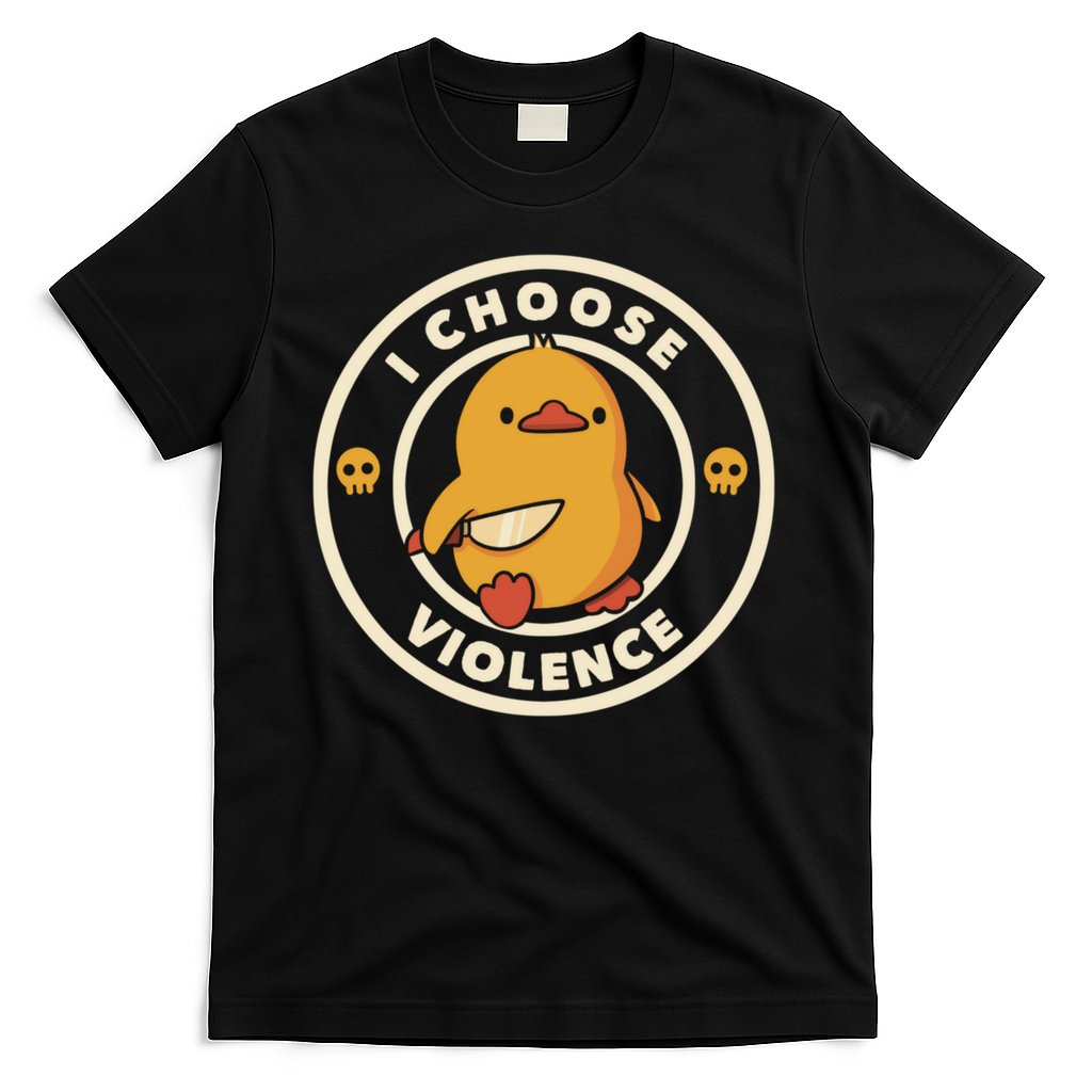 I Choose Violence Funny Duck T-Shirt Hoodie, Sweatshirt | CoreVibeTees.com