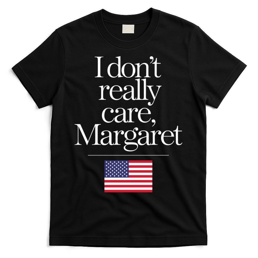 I DonT Really Care Margaret Funny Minimalist Jd Vance Long Sleeve T-Shirt Hoodie, Sweatshirt | CoreVibeTees.com