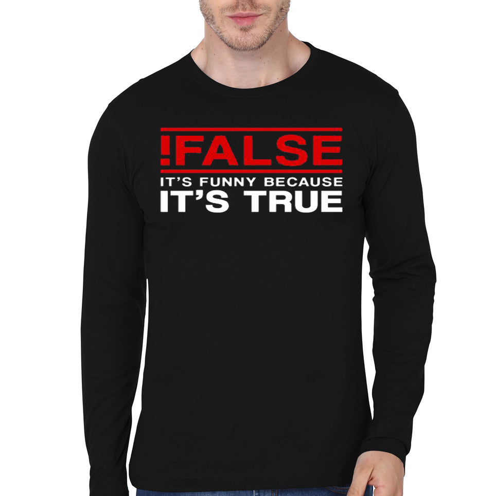 False Black Full Sleeve T-Shirt Hoodie, Sweatshirt | CoreVibeTees.com