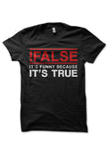 False Black Half Sleeve T-Shirt Hoodie, Sweatshirt | CoreVibeTees.com