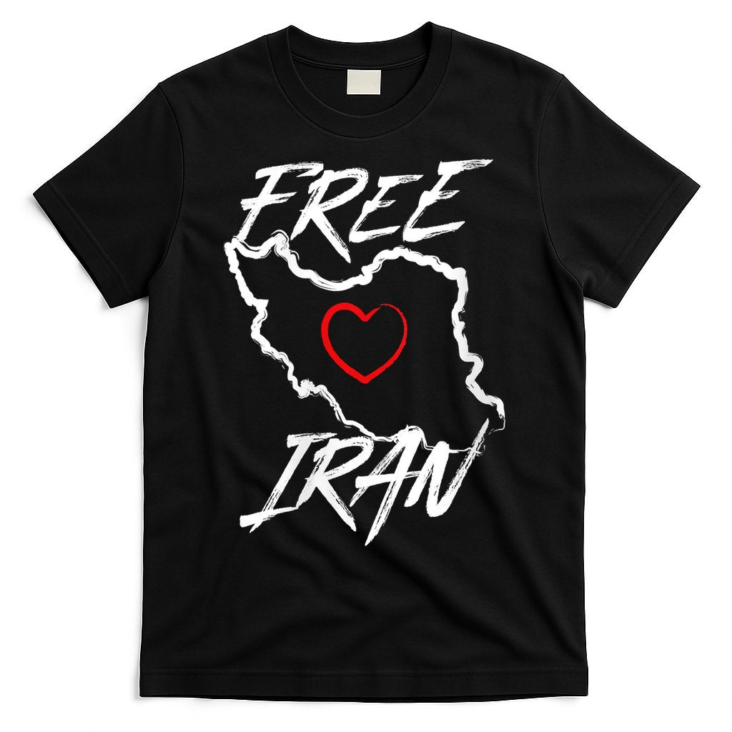 Iran Free Iran Symbol Heart Map Freedom Heart Love T-Shirt Hoodie, Sweatshirt | CoreVibeTees.com