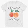 I Got My Peaches Out In Georgia Lyrics Song Funny Fruit T-Shirt Hoodie, Sweatshirt | CoreVibeTees.com