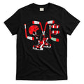 Ice Hockey Heart Valentines Day Love Gifts Boys Girls Goalie T-Shirt Hoodie, Sweatshirt | CoreVibeTees.com