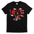 Ice Hockey Heart Valentines Day Love Gifts Goalie T-Shirt Hoodie, Sweatshirt | CoreVibeTees.com