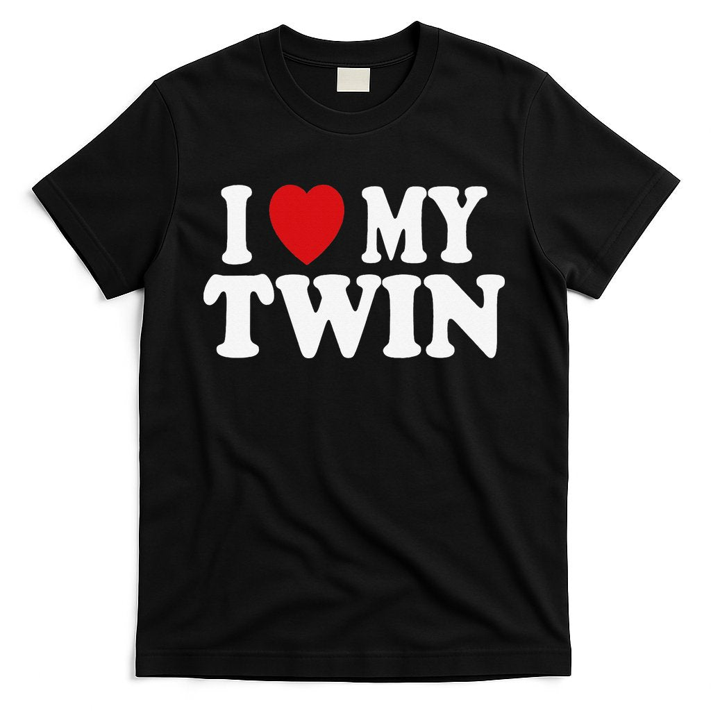 I HEART LOVE MY TWIN T-Shirt Hoodie, Sweatshirt | CoreVibeTees.com