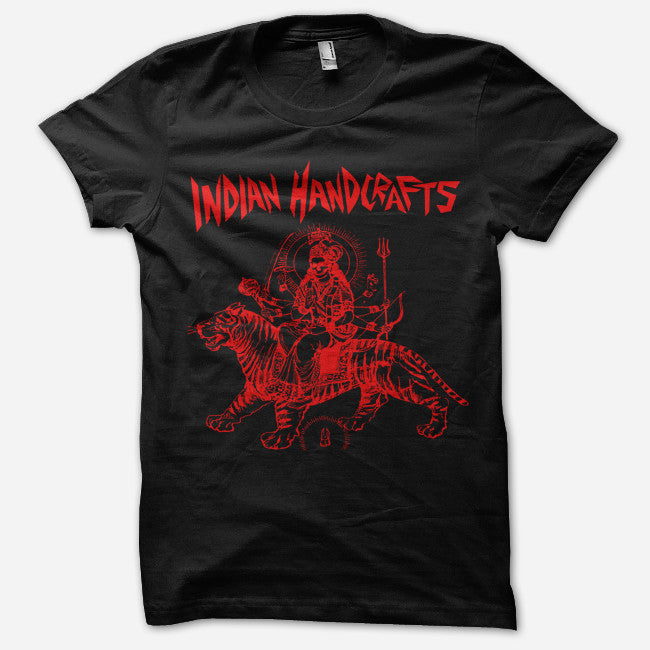 Tiger Woman Black (Red Ink) T-Shirt Hoodie, Sweatshirt | CoreVibeTees.com (Image 1)