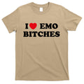 I Love Emo Bitches T I Heart Emo Funny Emo Kid T-Shirt Hoodie, Sweatshirt | CoreVibeTees.com
