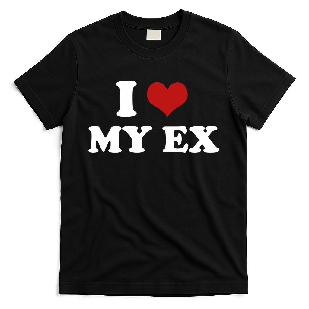 I Love Heart My EX 2000s Style Meme Tee T-Shirt Hoodie, Sweatshirt | CoreVibeTees.com