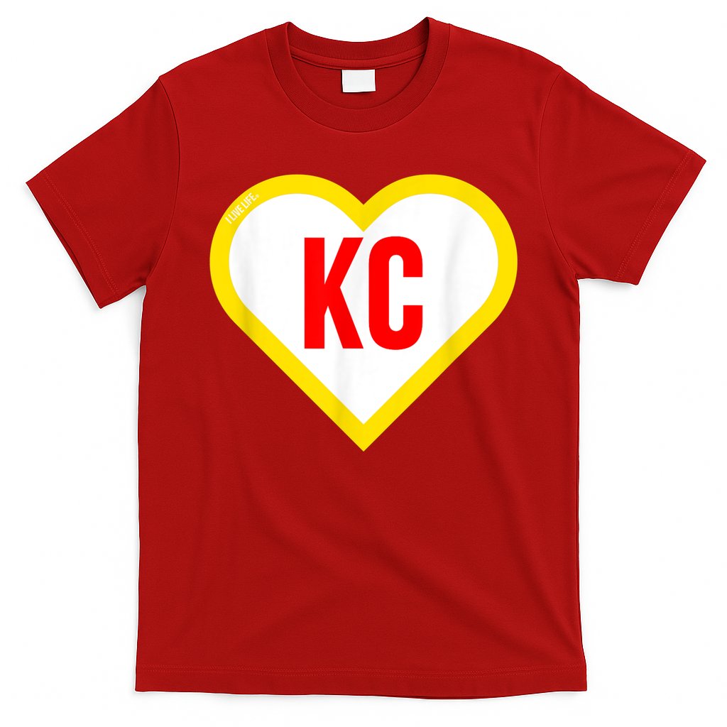 I Love Kansas City KC Football Heart KC Kansas City T-Shirt Hoodie, Sweatshirt | CoreVibeTees.com