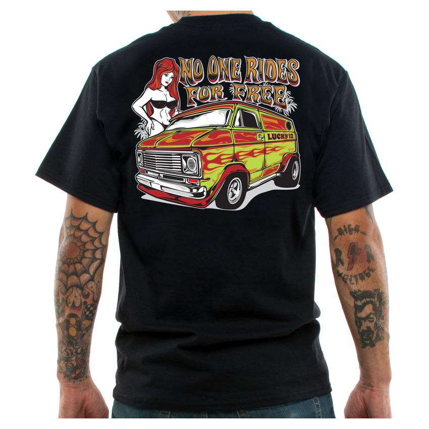 Lucky 13 The Super Van T-Shirt Hoodie, Sweatshirt | CoreVibeTees.com (Image 3)