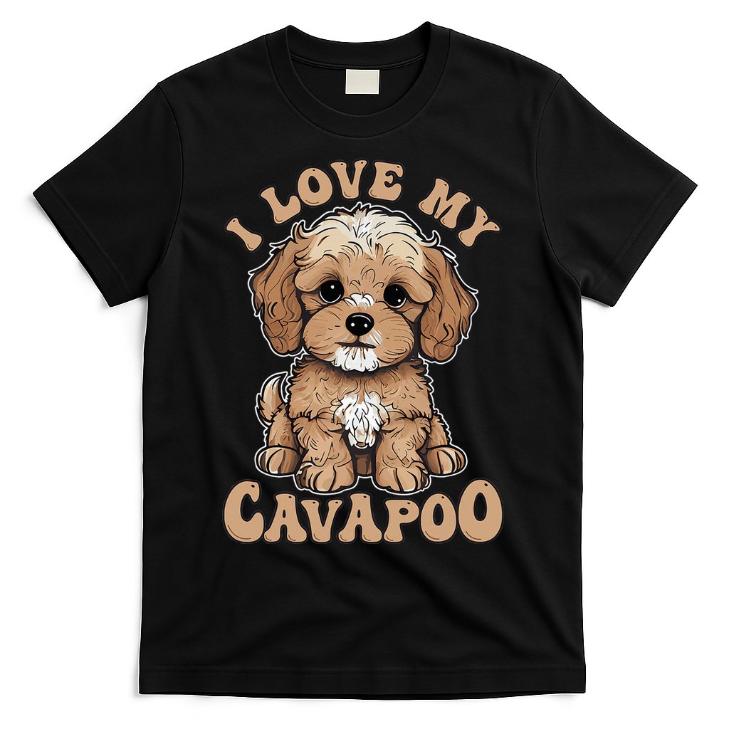 I Love My Cavapoo Dog Lover Cavoodle Owner T-Shirt Hoodie, Sweatshirt | CoreVibeTees.com