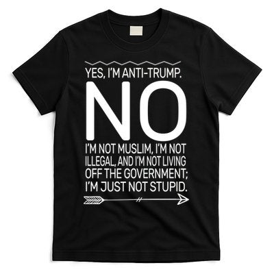 I'm Anti Trump Not Stupid T-Shirt Hoodie, Sweatshirt | CoreVibeTees.com