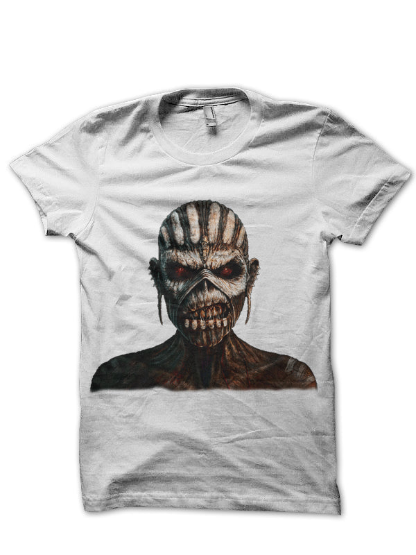 Iron Maiden White T-Shirt Hoodie, Sweatshirt | CoreVibeTees.com