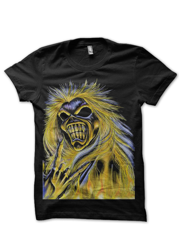 Iron Maiden Black T-Shirt Style012 Hoodie, Sweatshirt | CoreVibeTees.com