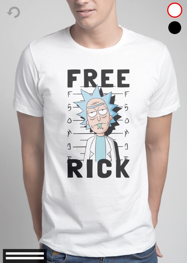 Free Rick White T-Shirt Hoodie, Sweatshirt | CoreVibeTees.com