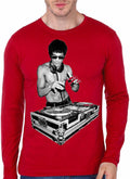 DJ Brice Lee Red Full Sleeve Tee Hoodie, Sweatshirt | CoreVibeTees.com