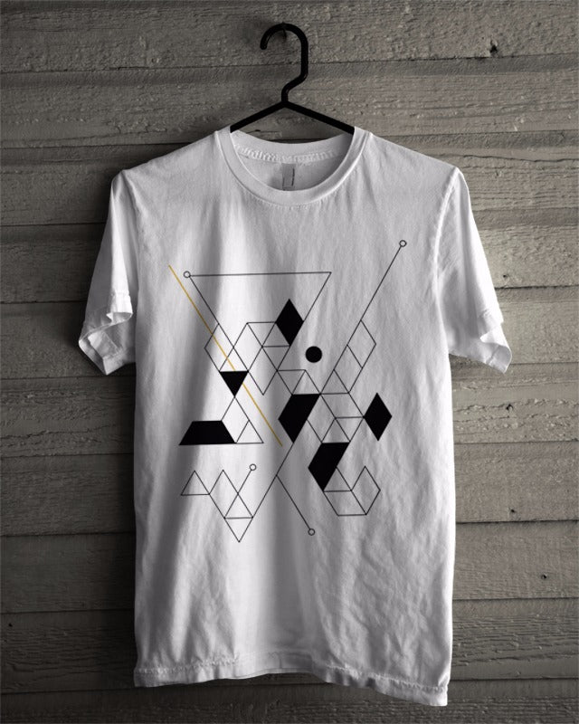 Techno Lines White T-Shirt Hoodie, Sweatshirt | CoreVibeTees.com