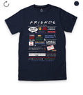 Freinds Navy Blue T-Shirt Hoodie, Sweatshirt | CoreVibeTees.com