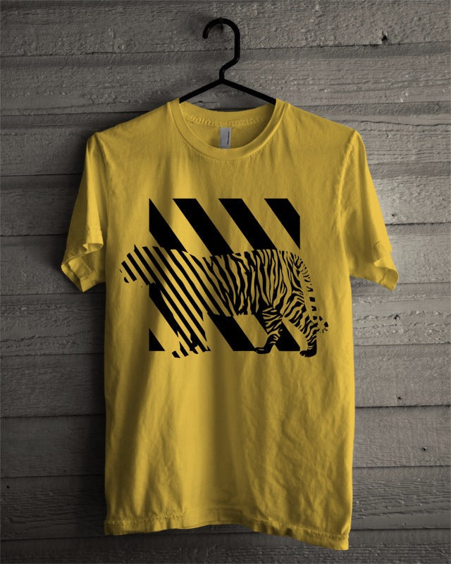 Tiger Cross Yellow T-Shirt Hoodie, Sweatshirt | CoreVibeTees.com