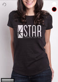 Star Labs Girls Black T-Shirt Hoodie, Sweatshirt | CoreVibeTees.com