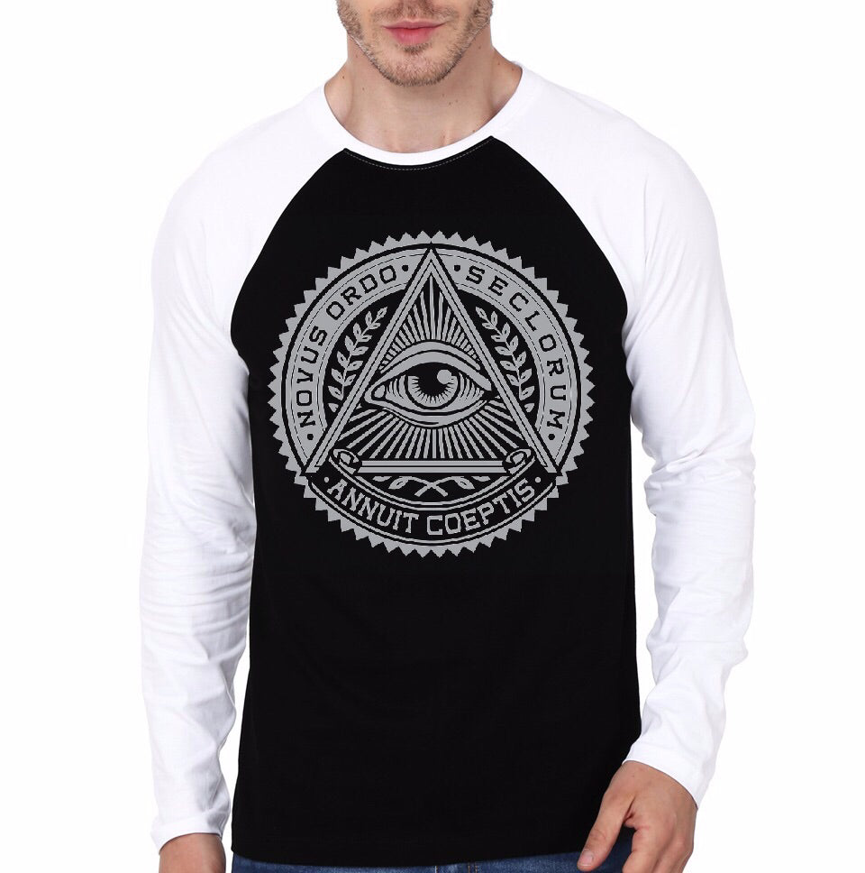 Illuminati Raglan T-Shirt Hoodie, Sweatshirt | CoreVibeTees.com