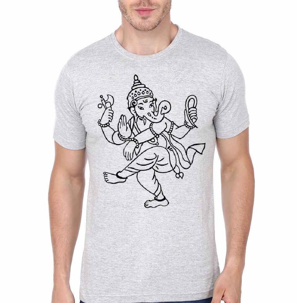 Ganpati Grey T-Shirt Hoodie, Sweatshirt | CoreVibeTees.com