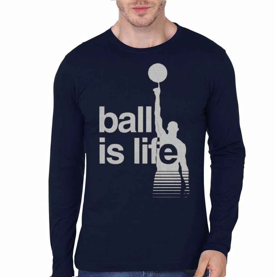 Ball Is Life Full Sleeve T-Shirt Hoodie, Sweatshirt | CoreVibeTees.com