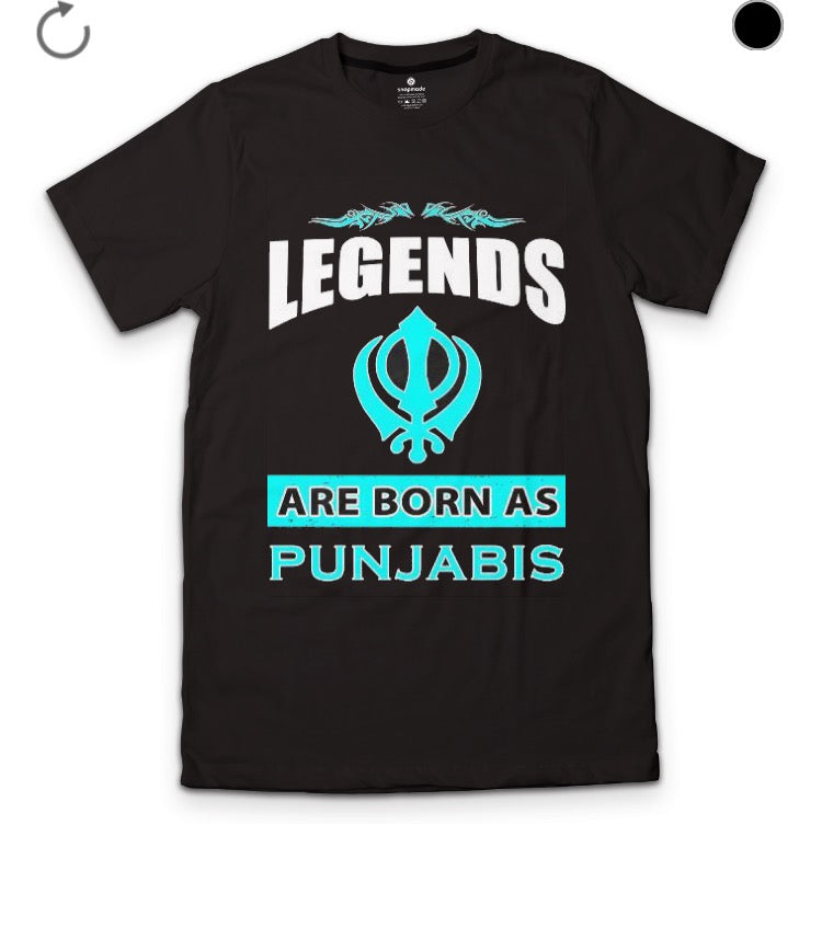 Punjabi Legend Black Tee Hoodie, Sweatshirt | CoreVibeTees.com