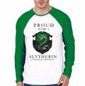 Slytherin Raglan T-Shirt Hoodie, Sweatshirt | CoreVibeTees.com
