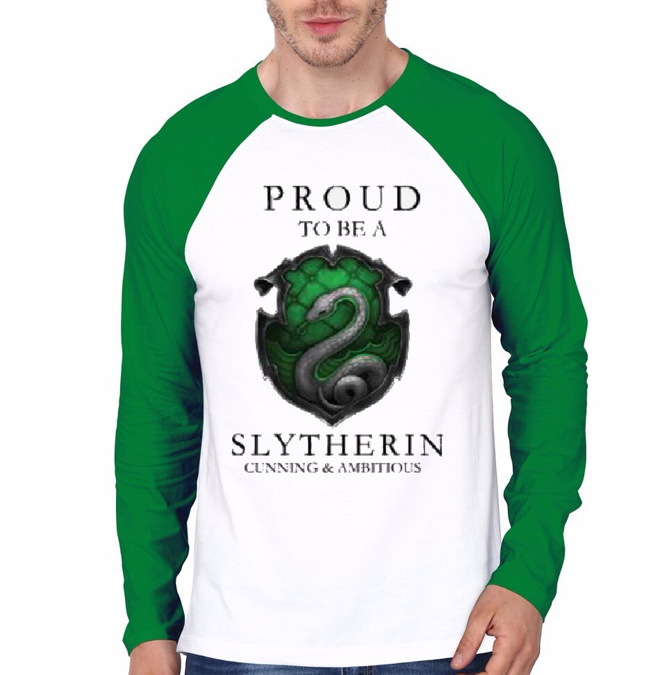 Slytherin Raglan T-Shirt Hoodie, Sweatshirt | CoreVibeTees.com