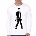 Michael Jackson White Full Sleeve T-Shirt Hoodie, Sweatshirt | CoreVibeTees.com
