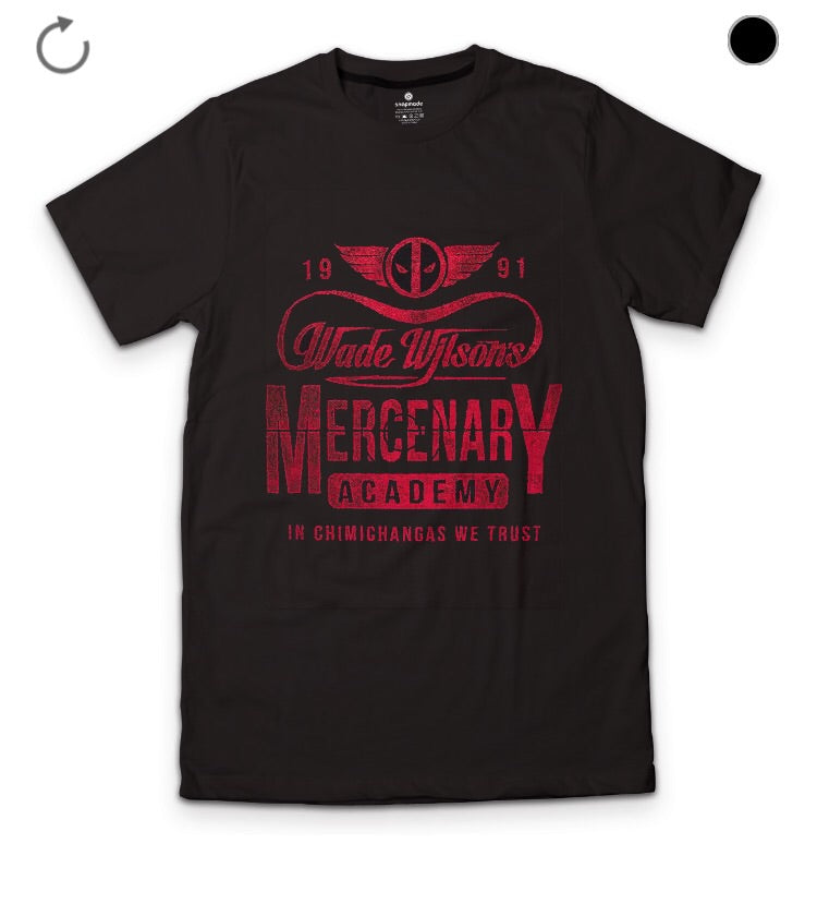 Deadpool Mercenary Black Tee Hoodie, Sweatshirt | CoreVibeTees.com