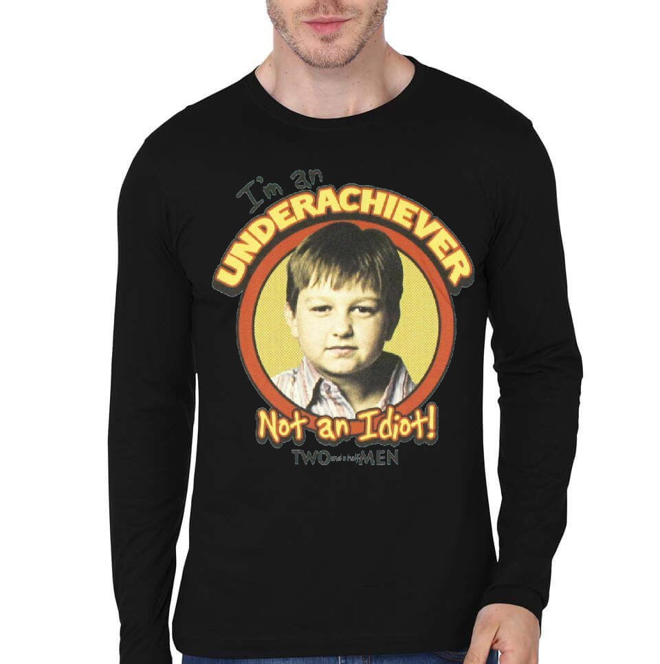 I Am Underachiever Black Full Sleeve T-Shirt Hoodie, Sweatshirt | CoreVibeTees.com