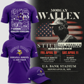 Minnesota Vikings x Morgan Wallen Still The Problem Tour 2026 T-Shirt